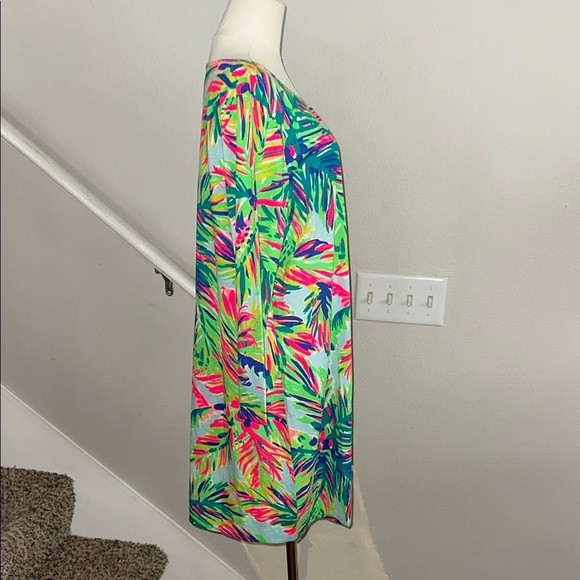 Never worn- Lilly Pulitzer Marlowe Dress Womens Small Boatneck T-Shirt Green - Picture 3 of 5